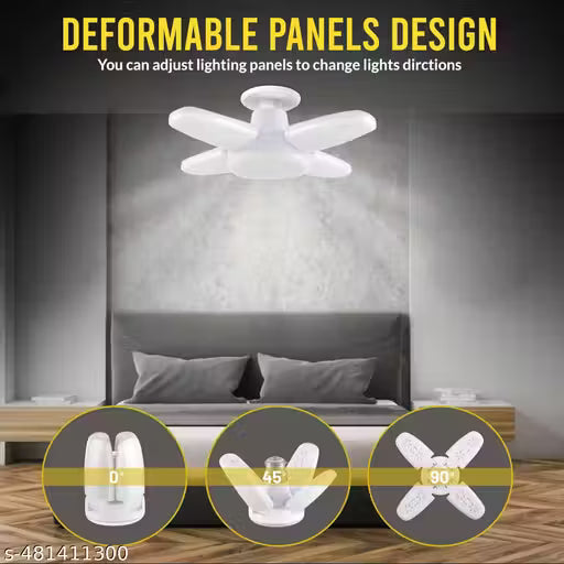 HOME 25 WATT 4 FAN LED BULB LIGHT DECORATIVE PACK OF 3
